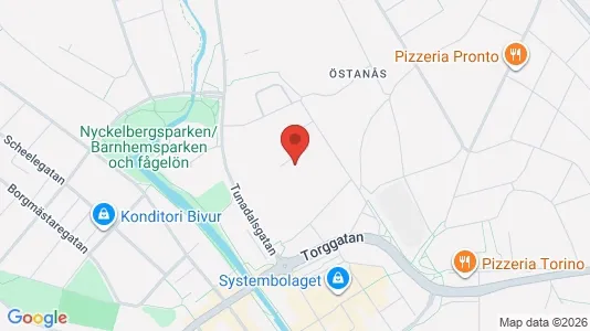 Bostadsrätter till salu i Köping - kort over placeringen