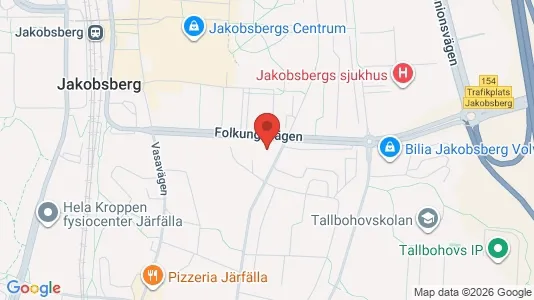 Lägenheter att hyra i Järfälla - kort over placeringen