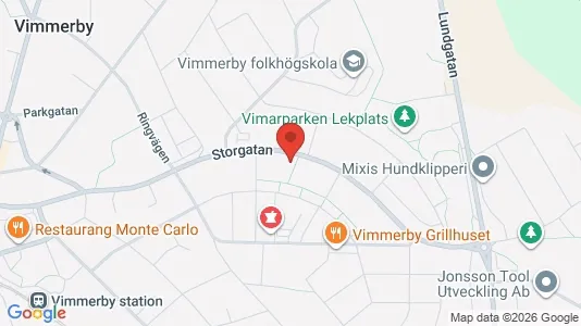 Lägenheter att hyra i Vimmerby - kort over placeringen