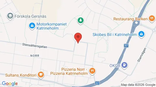 Lägenheter att hyra i Katrineholm - kort over placeringen