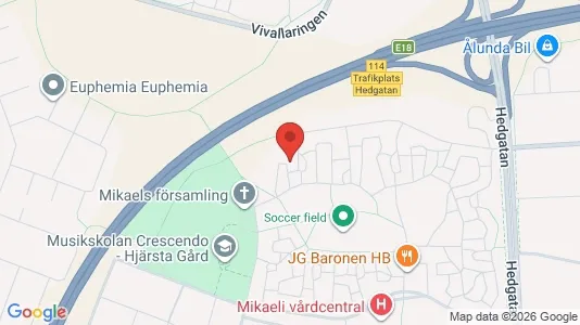 Lägenheter att hyra i Örebro - kort over placeringen
