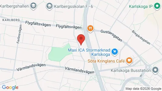 Bostadsrätter till salu i Karlskoga - kort over placeringen