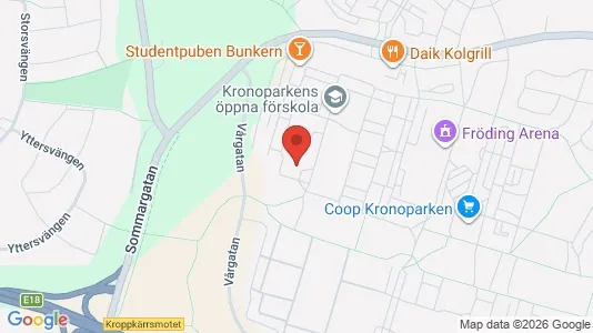 Lägenheter att hyra i Karlstad - kort over placeringen
