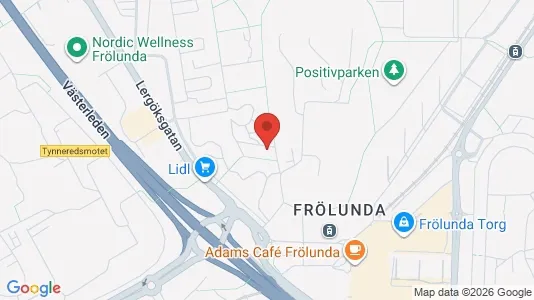 Lägenheter till salu i Askim-Frölunda-Högsbo - kort over placeringen