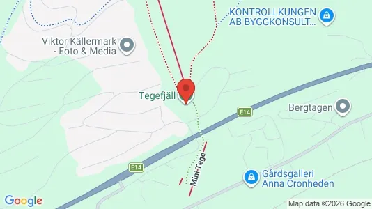 Lägenheter till salu i Åre - kort over placeringen