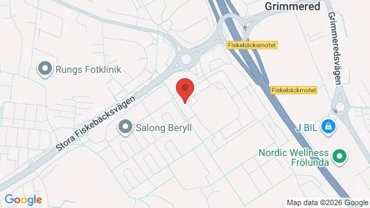 Lägenheter till salu i Göteborg Västra - kort over placeringen