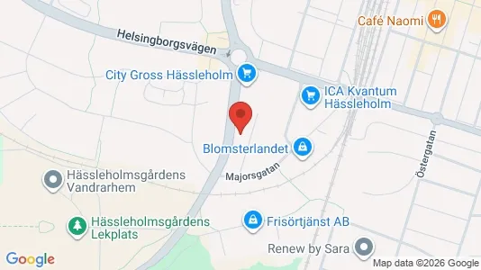 Lägenheter att hyra i Hässleholm - kort over placeringen