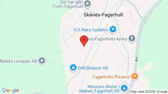 Lägenheter till salu i Örkelljunga - kort over placeringen