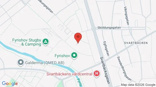 Lägenheter till salu i Uppsala - kort over placeringen