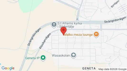 Lägenheter att hyra i Södertälje - kort over placeringen