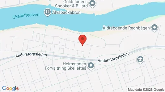Lägenheter till salu i Skellefteå - kort over placeringen