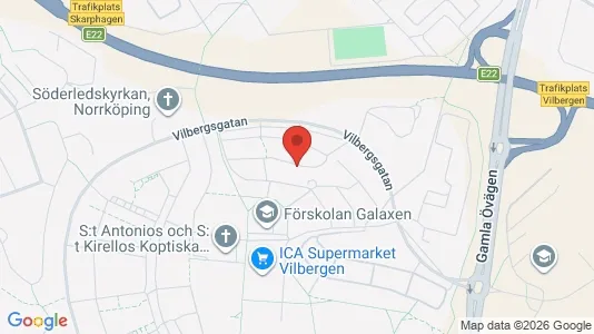 Lägenheter att hyra i Norrköping - kort over placeringen