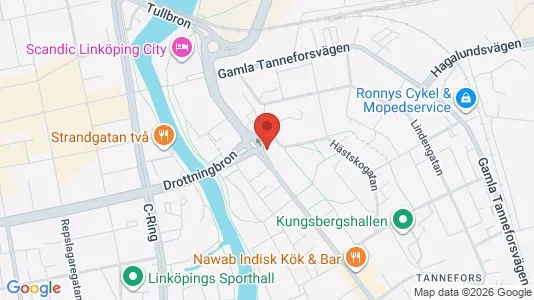 Bostadsrätter till salu i Linköping - kort over placeringen