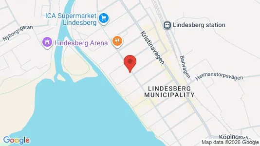 Lägenheter att hyra i Lindesberg - kort over placeringen