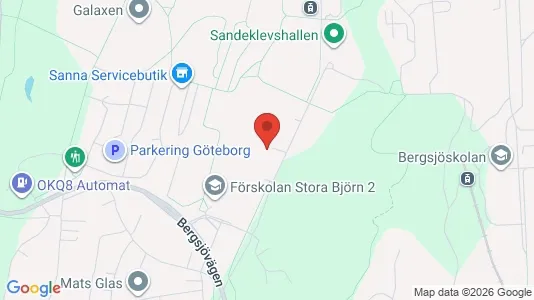 Bostadsrätter till salu i Göteborg Östra - kort over placeringen