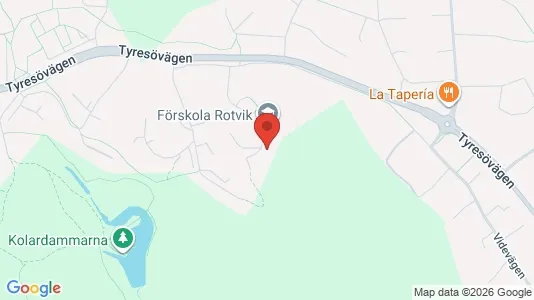 Bostadsrätter till salu i Tyresö - kort over placeringen