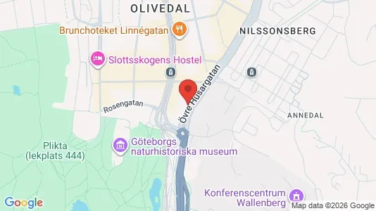 Lägenheter att hyra i Göteborg Centrum - kort over placeringen