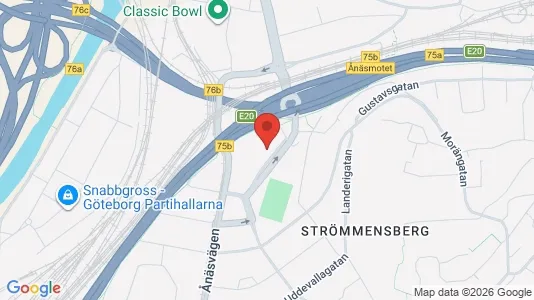 Bostadsrätter till salu i Örgryte-Härlanda - kort over placeringen