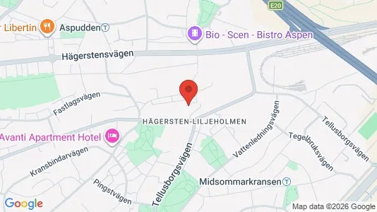 Lägenheter att hyra i Söderort - kort over placeringen