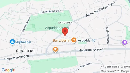 Bostadsrätter till salu i Söderort - kort over placeringen