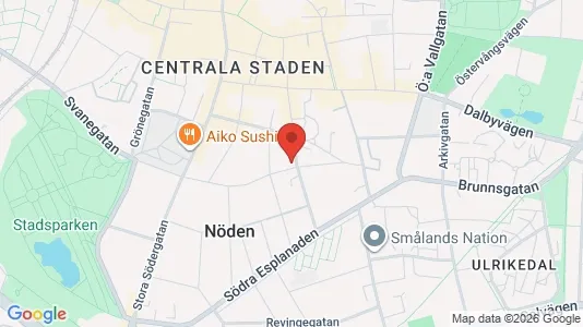 Bostadsrätter till salu i Lund - kort over placeringen