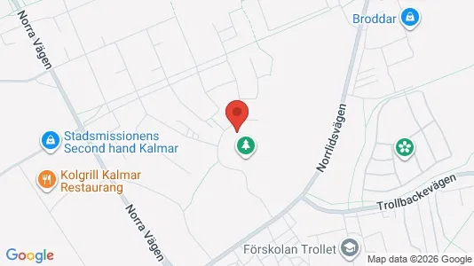 Lägenheter till salu i Kalmar - kort over placeringen
