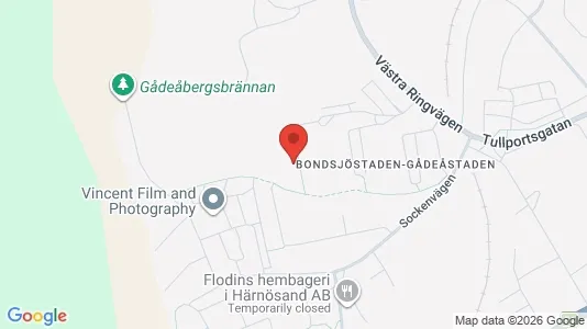 Lägenheter till salu i Härnösand - kort over placeringen