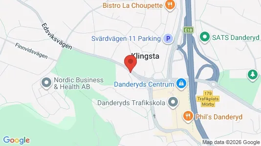 Lägenheter till salu i Täby - kort over placeringen