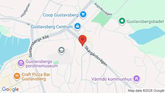 Lägenheter till salu i Värmdö - kort over placeringen