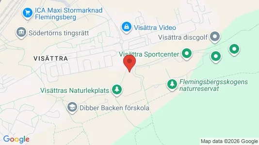 Lägenheter till salu i Huddinge - kort over placeringen