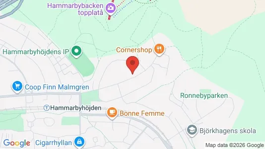 Lägenheter till salu i Söderort - kort over placeringen
