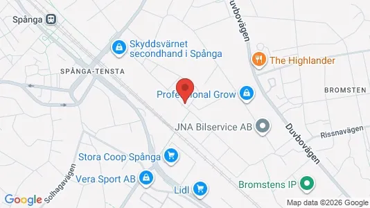 Lägenheter att hyra i Västerort - kort over placeringen