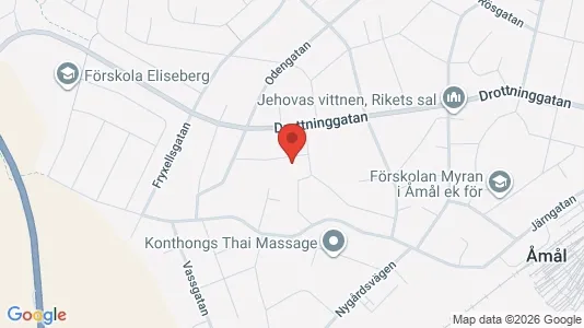 Bostadsrätter till salu i Åmål - kort over placeringen