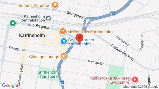 Bostadsrätter till salu i Katrineholm - kort over placeringen