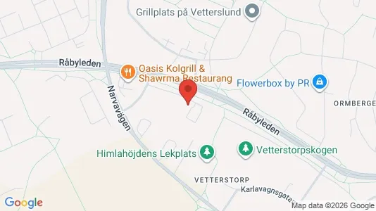 Lägenheter till salu i Västerås - kort over placeringen