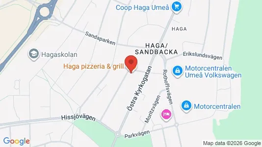 Lägenheter till salu i Umeå - kort over placeringen
