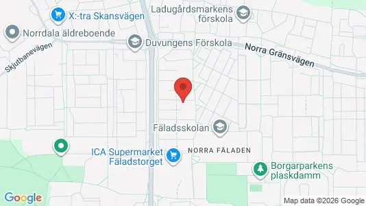 Bostadsrätter till salu i Lund - kort over placeringen