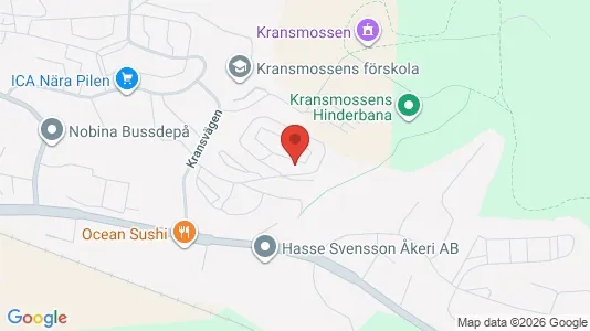 Lägenheter till salu i Borås - kort over placeringen