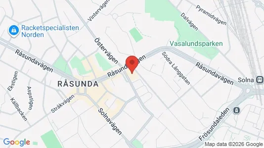 Lägenheter till salu i Solna - kort over placeringen