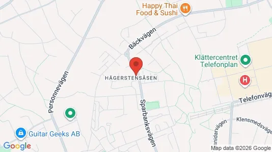 Lägenheter till salu i Söderort - kort over placeringen