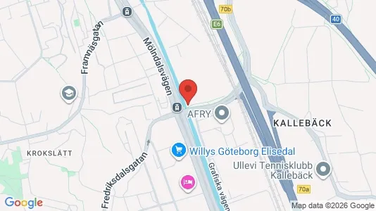 Lägenheter till salu i Örgryte-Härlanda - kort over placeringen