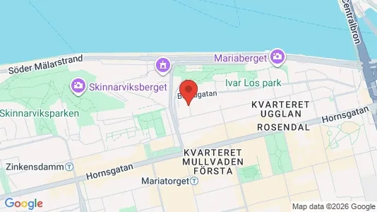 Lägenheter till salu i Södermalm - kort over placeringen
