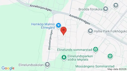 Bostadsrätter till salu i Limhamn/Bunkeflo - kort over placeringen
