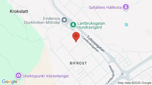 Bostadsrätter till salu i Mölndal - kort over placeringen
