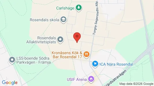 Bostadsrätter till salu i Uppsala - kort over placeringen