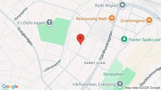 Lägenheter att hyra i Enköping - kort over placeringen