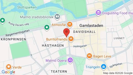 Lägenheter att hyra i Malmö Centrum - kort over placeringen