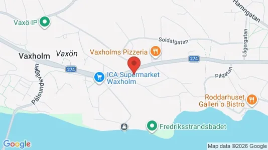 Lägenheter till salu i Vaxholm - kort over placeringen