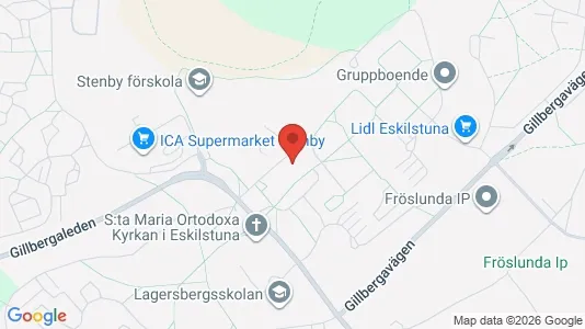 Lägenheter att hyra i Eskilstuna - kort over placeringen