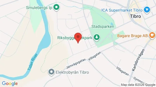 Bostadsrätter till salu i Tibro - kort over placeringen